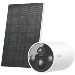 TP-Link Tapo C425 KIT, Solar Powered Security Camera Kit, 1 x Tapo C425, 1 x Tapo A201, 2K QHD ( 2650x1440), 2.4 GHz, 1000 mAh battery, Sloar panel (5.2V, 2.5W), Non Stop Power, Smart Detection