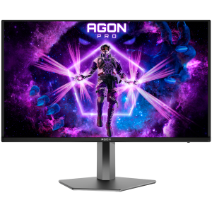AOC Agon PRO AG326UD 31.5" QD-OLED Gaming Monitor, 4K UHD 3840x2160, 165Hz, 0.03ms, DisplayHDR 400, Adaptive Sync, G-Sync Compatible, 2x HDMI 2.1, 1x DP 1.4, USB hub, Full Ergo, Speakers