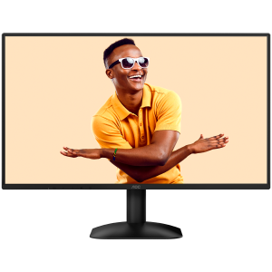AOC Monitor 24B31H 23.8" IPS, 1920x1080, 120Hz, 1ms MPRT, 300 cd/m2, 1500:1, Adaptive Sync, VGA, HDMI, Tilt, Black, VESA, 3y