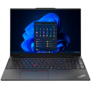 LENOVO ThinkPad E16 Gen 3, 16'' FHD IPS, Intel Core 5 225U, 16GB DDR5, 512GB SSD, 2xUSB-A, 2xUSB-C, HDMI, RJ-45, FHD Cam + Mic, WiFI 6E, BT5.3, FP, BH Kb, 64Wh, No OS, Black, 3Y