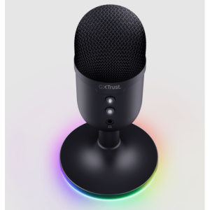 Trust GXT 234 Yunix USB gamingmikrofon, 3.5 mm, USB-A, deskstand, crni