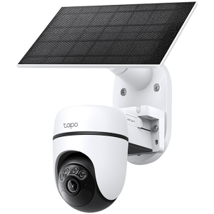 TP-Link Tapo C610 Kit Solar-Powered Pan/Tilt Security Camera Kit, 2K 3MP(2304x1296), 2.4 GHz, 6700mAh rechargeable lithium-ion battery, Solar panel (5.2V, 2.5W), Pan/Tilt, Non-Stop Power, Smart Detection and Notifications (motion, people)