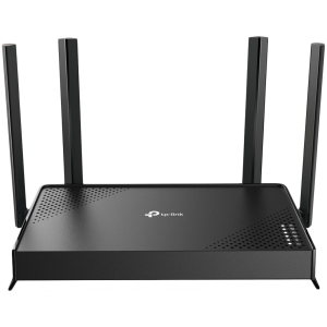 TP-Link Archer BE220 BE3600 Dual-Band Wi-Fi 7 Router, 688 Mbps at 2.4 GHz + 2882 Mbps at 5 GHz, 4x external Ant., 2.0 GHz Quad-Core CPU, 1x 1G WAN port + 4x1 G LAN ports, MLO, 4096-QAM, OFDMA, HE160 on 5GHz, Tether App, WPA3, Access Point Mode, IPv6