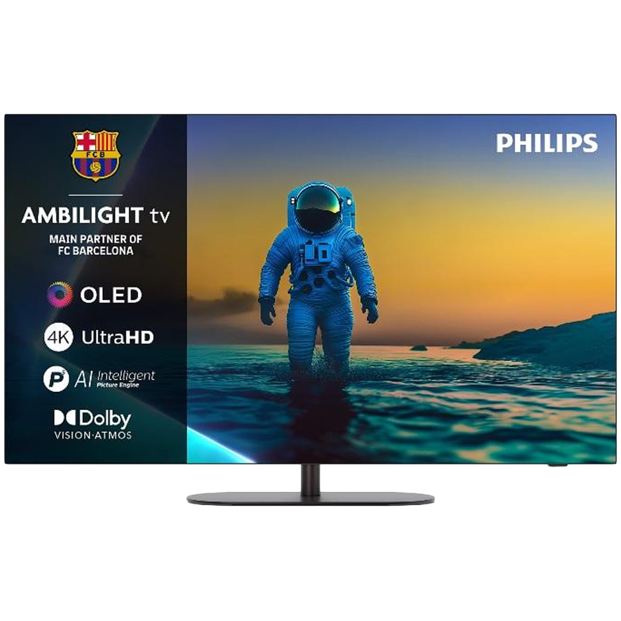 Philips 65OLED820/12 4K Google TV OLED, AMBILIGHT TV, 144 Hz, P5 AI Procesor, 164 cm (65''), Dolby Vision and Dolby Atmos
