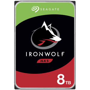 HDD SEAGATE IronWolf (3.5", 8TB, 7200rpm, SATA 6GB/s)