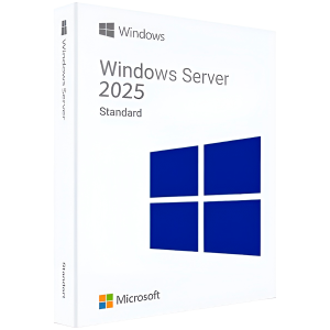 Windows Server 2025 Standard,No Media, WS2022 Std Downgrade w/DVD Media,Multi Lang, Customer Kit