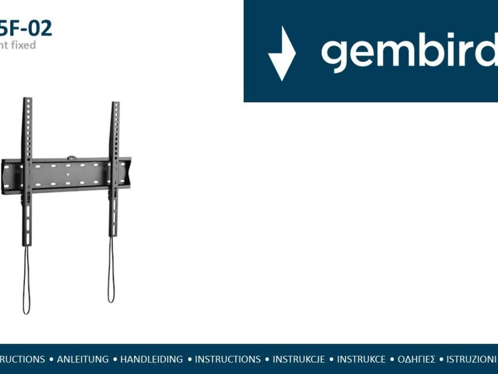 TV Nosac 32-55''Fixni Gembird WM-55F-02 - Image 2