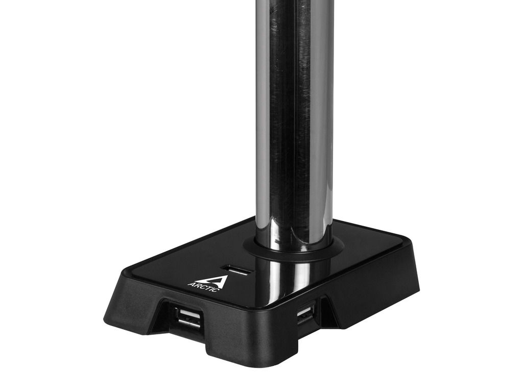 Arctic Z1 Gen 3 (Matt Black)desk monitor arm with USB Hub - Image 3
