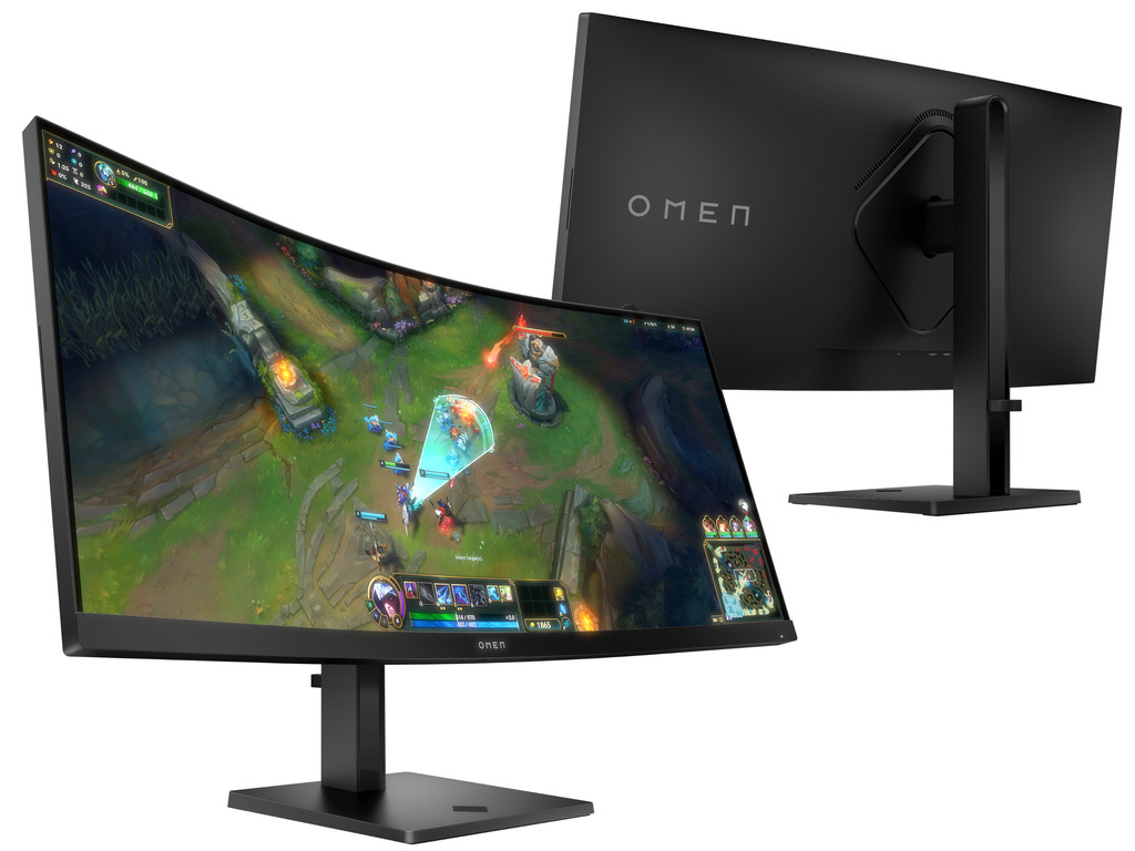 HP OMEN 34c G2 WQHD180Hz34",VA,Curved,3440x1440,4000:1,1ms,180Hz,Height,Speakers,2xHDMi,DP - Image 3
