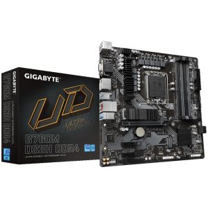 Gigabyte MB [B760M DS3H DD4]LGA1700; 4xDDR4; 2xM.2; 4xSATA4xSATA; 6xUSB; HDMI, 2xDP; mATX