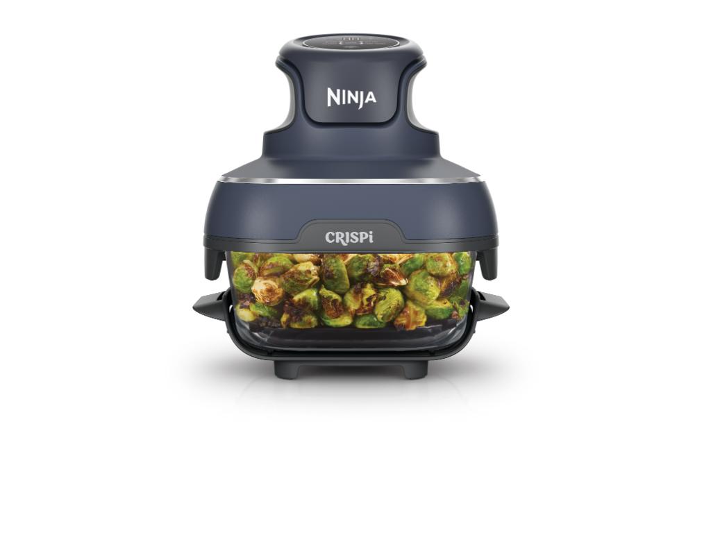 Ninja CRISPi 4u1 plavo/crna4 funkcije,prenosna friteza,snaga 1700W,2 posude 3.8L i 1.4L