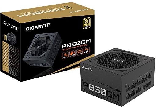 Gigabyte PSU 850W Gold Modular80+ GOLD; Fully Modular8xSATA,4xPCIe 6+2 Pin, 1xFloppy; - Image 2