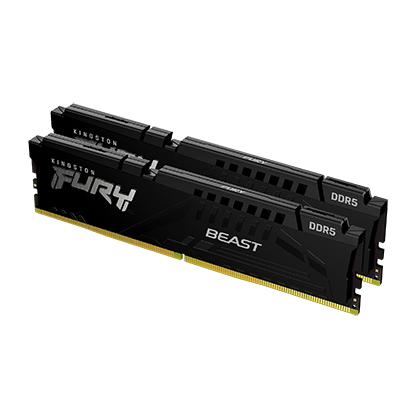 Kingston DRAM 16GB 5600MT/s DDR5 CL40 DIMM (Kit of 2) FURY Beast Black XMP - Image 2