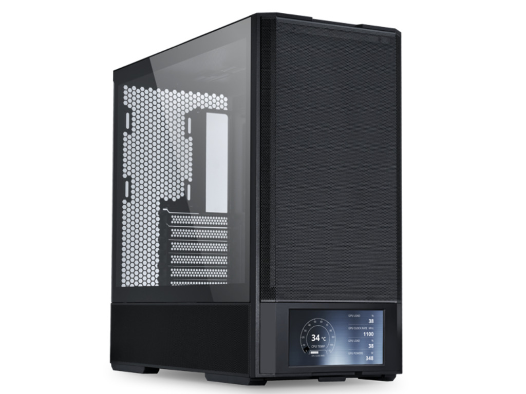 Lian Li Lancool 207 Digital Black, ATX, Mid-tower, 6" LCD 2x 120mm, 2x 140mm fans - Image 2