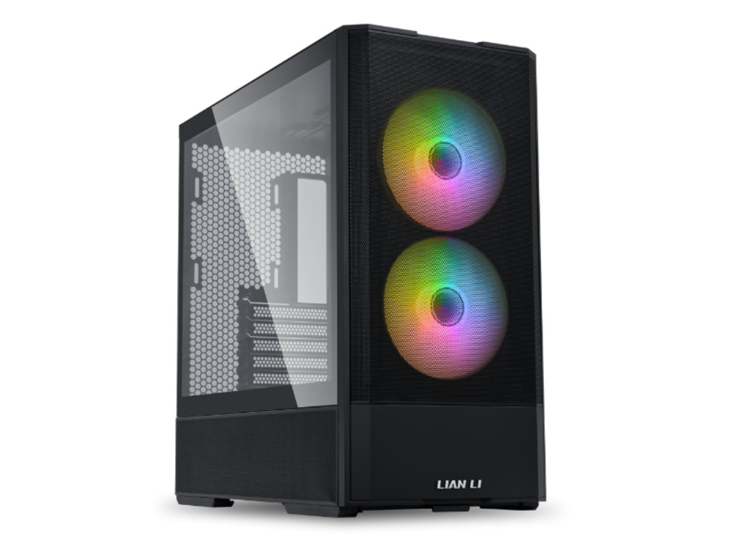 Lian Li Case Lancool 207 Black ATX, 2x 120mm, 2x 140 ARGB Mid Tower - Image 2