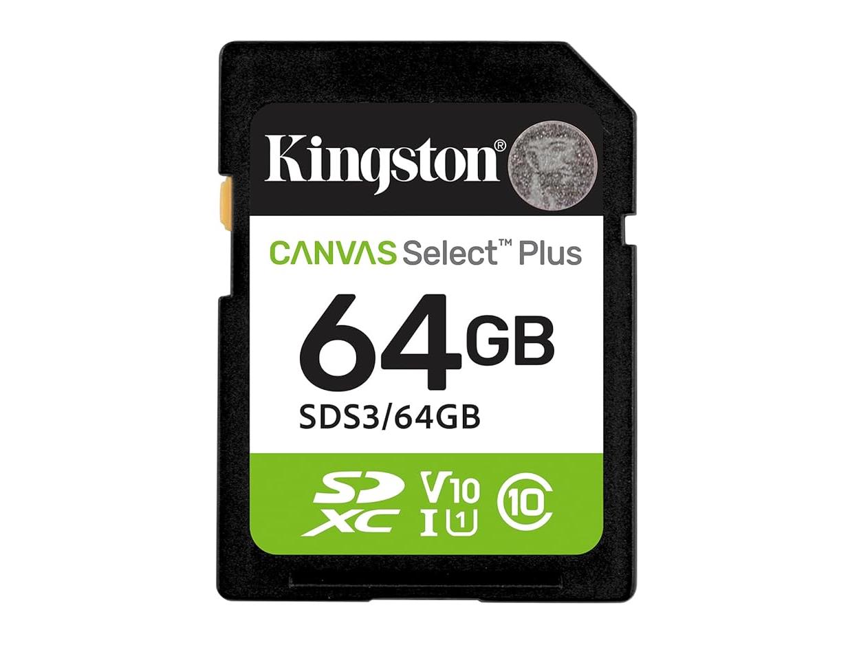 Kingston SD 64GB Class 10Canvas Select Plus100MBs Read,Class 10 UHS-I - Image 2