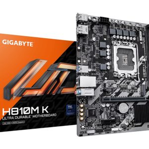 Gigabyte MB H810M K DDR5 LGA1851, 2x DDR5,1xM.2,4xSATA 6x USB, HDMI, DP, mATX