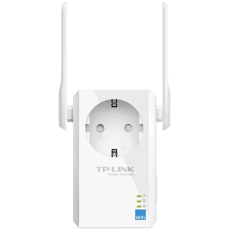 Repeater TP-Link TL-WA860RE, 300Mbps Wireless N Wall Plugged Range Extender with AC Passthrough, QCA(Atheros), 2T2R, 2.4GHz, 802.11n/g/b, Ranger Extender button, Range extender mode, with 2 fixed Antennas - Image 3