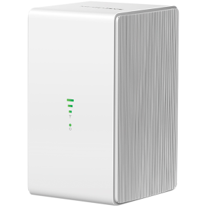 Mercusys MB110-4G N300 Wi-Fi 4G LTE Router, Build-In 150Mbps 4G LTE Modem,300 Mbps at 2.4 GHz, 4G Cat4 150/50 Mbps, Internal Antennas, Extra 3G/4G Antenna Ports, 1× 10/100 Mbps LAN Port, 1× 10/100 Mbps WAN/LAN Port, LTE-FDD/LTE-TDD/HSPA+/UMTS