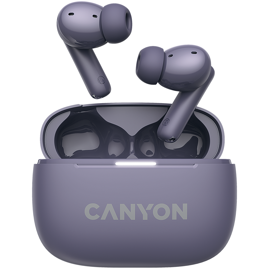 CANYON headset OnGo TWS-10 ANC+ENC Purple - Image 2