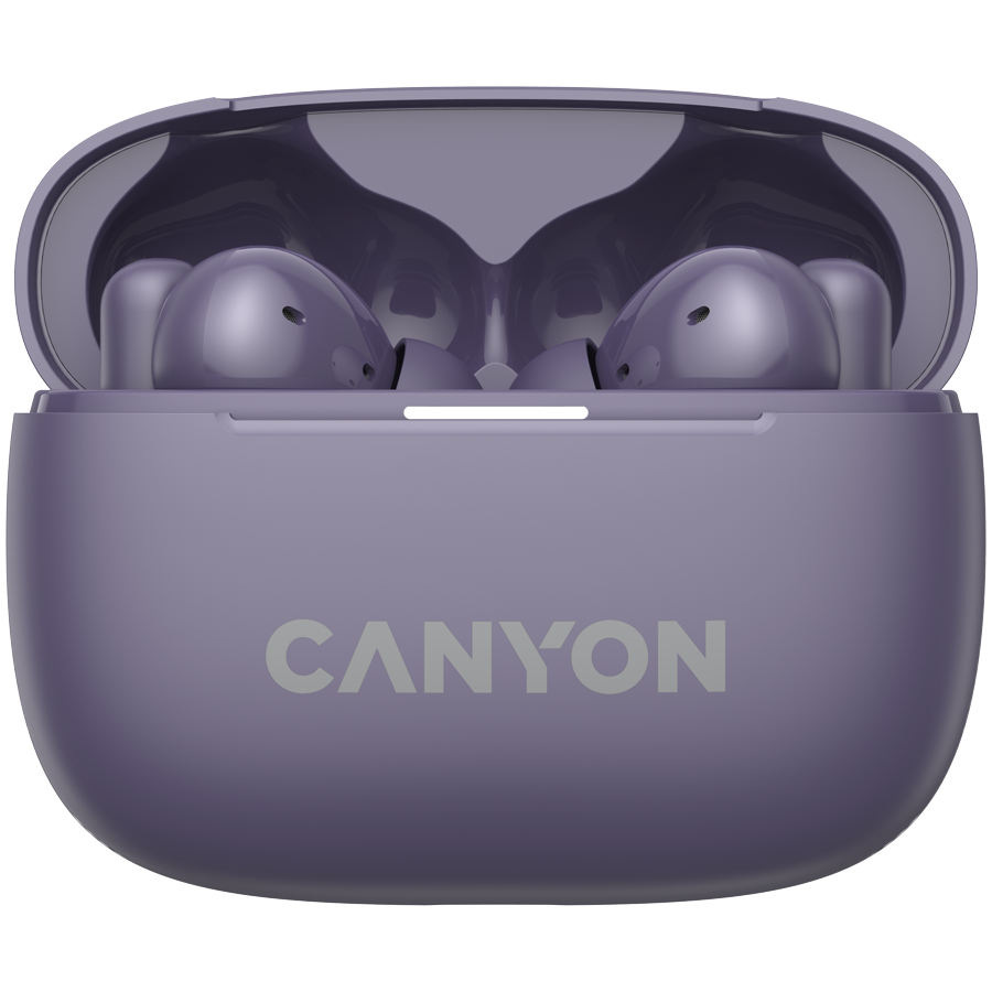 CANYON headset OnGo TWS-10 ANC+ENC Purple - Image 3