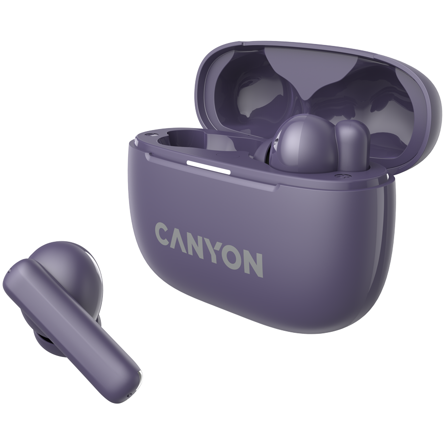 CANYON headset OnGo TWS-10 ANC+ENC Purple - Image 4