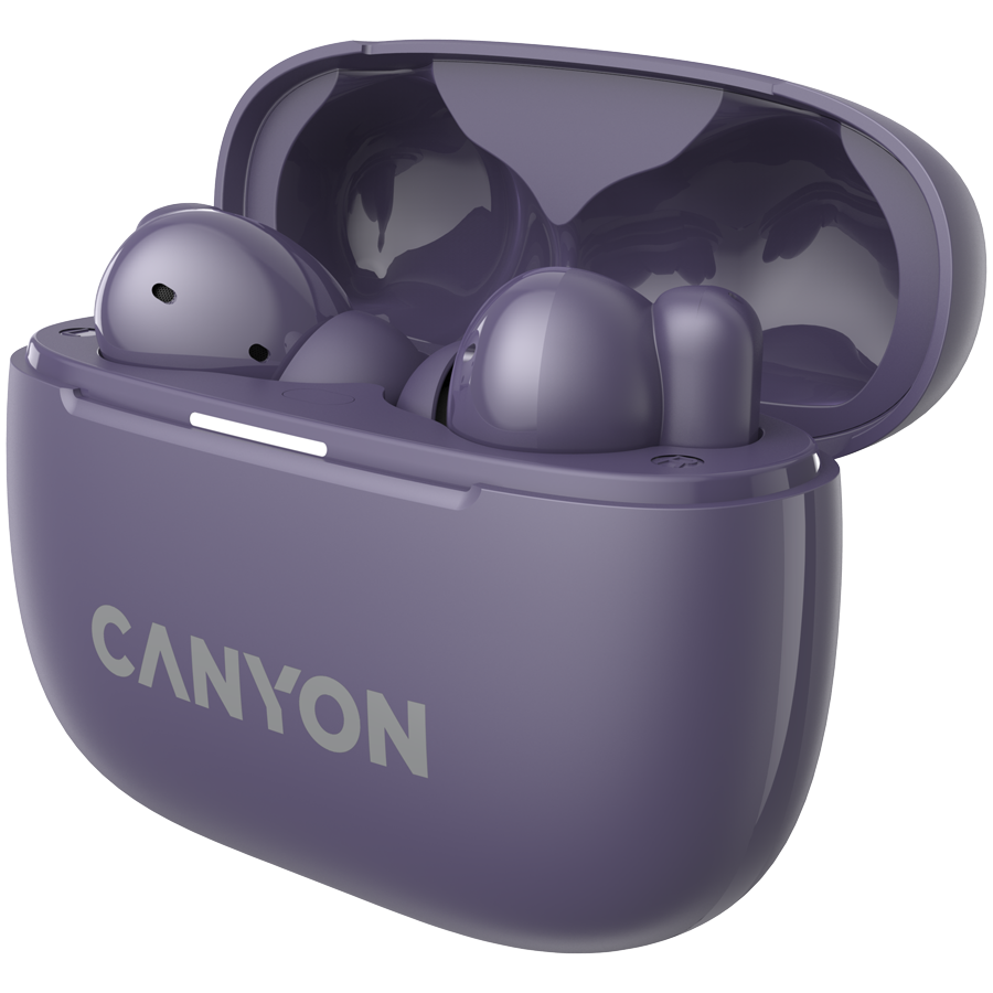CANYON headset OnGo TWS-10 ANC+ENC Purple - Image 5