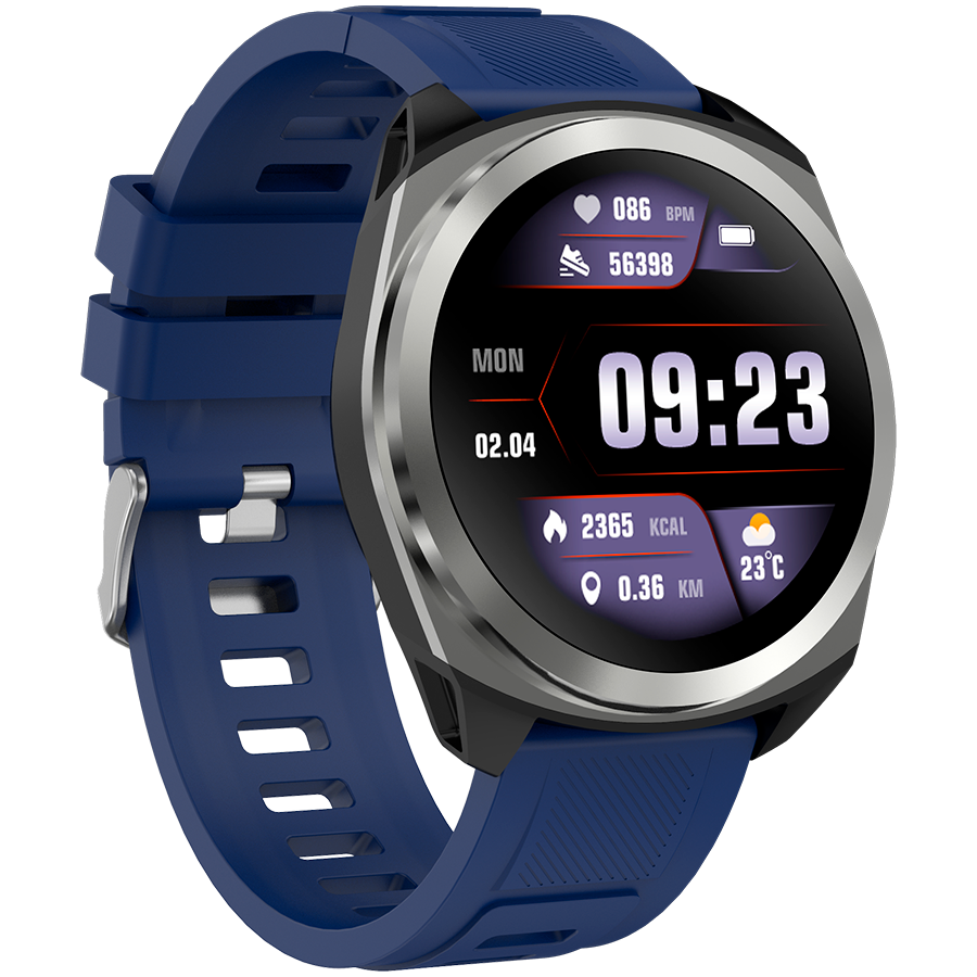 CANYON smart watch Maveric SW-83 GPS Silver Blue - Image 3