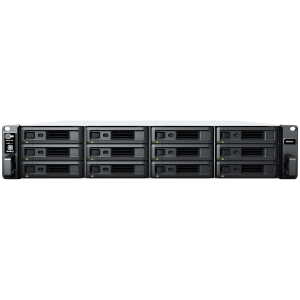 Synology RackStation RS2423+, Rack 2U, 12-bay 3.5''/2.5" SATA HDD/SSD, AMD Ryzen V1780B 4-core 3.35(base)/3.6 (turbo)GHz,8 GB DDR4 ECC UDIMM,2 x RJ-45 1 GbE LAN,1 x RJ-45 10 GbE LAN,2xUSB 3.2, eSATA port,1 x Gen3 x8 slot PCIe, 11.5kg, 3y