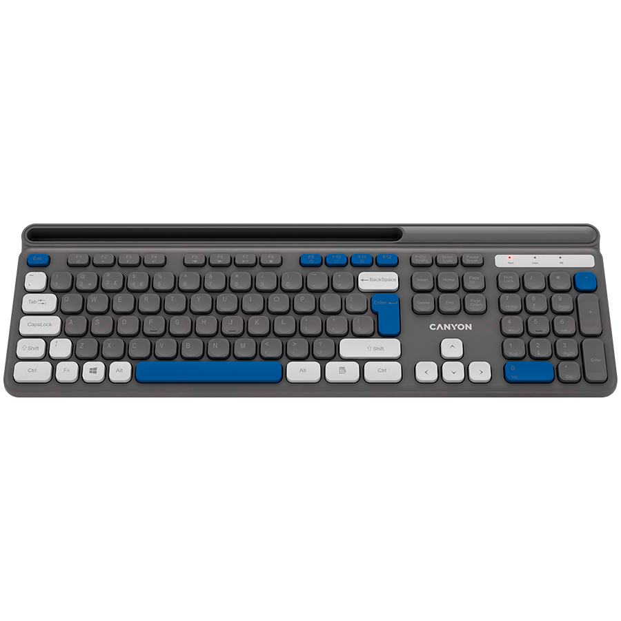 CANYON keyboard HKB-W03 EN AAA Wireless Grey - Image 2