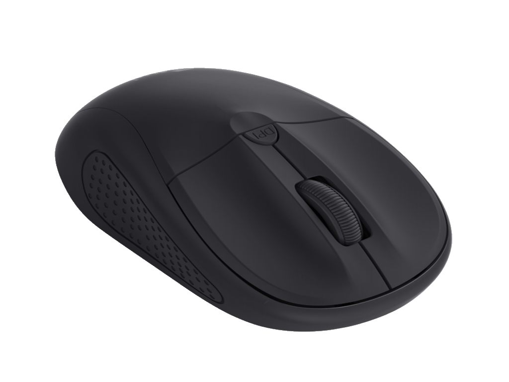 Trust Primo wireless miš, crni 1000-1600 dpi, optički, 4 tipke, USB, 6m wls range - Image 3