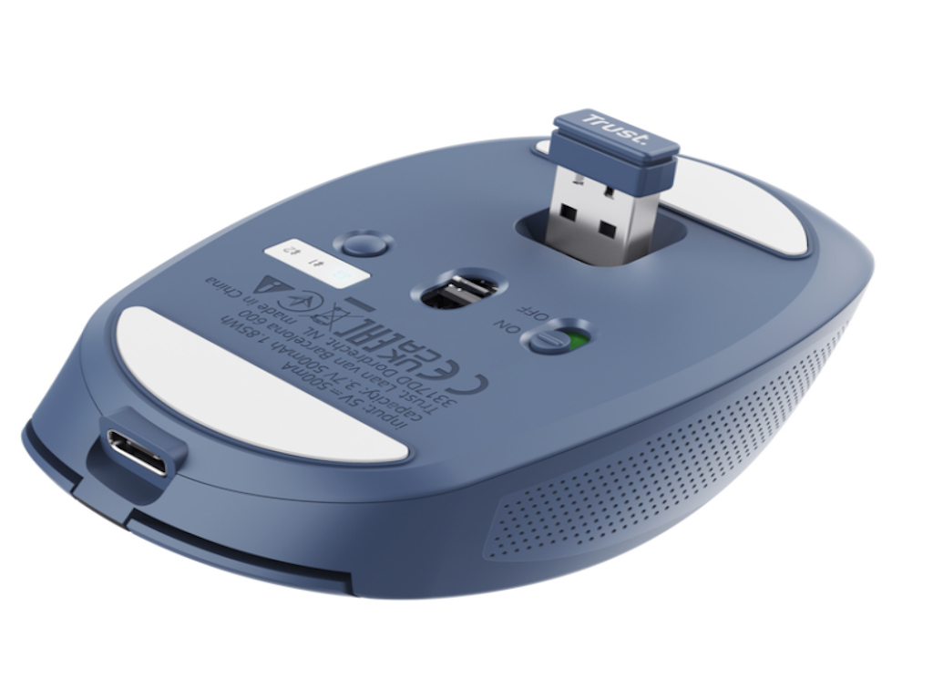 Trust OZAA compact wirelessmiš, 800-3200 dpi, optički,3 načina konekcije, punjiva baterija - Image 2