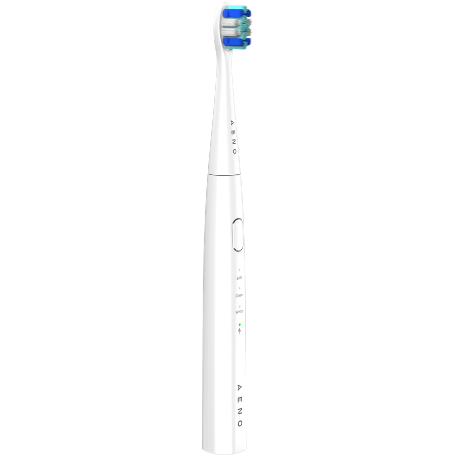 AENO Sonic Electric toothbrush, DB7: White, 3modes, 1 brush head + 2 stickers, 30000rpm, 100 days without charging, IPX7 - Image 3