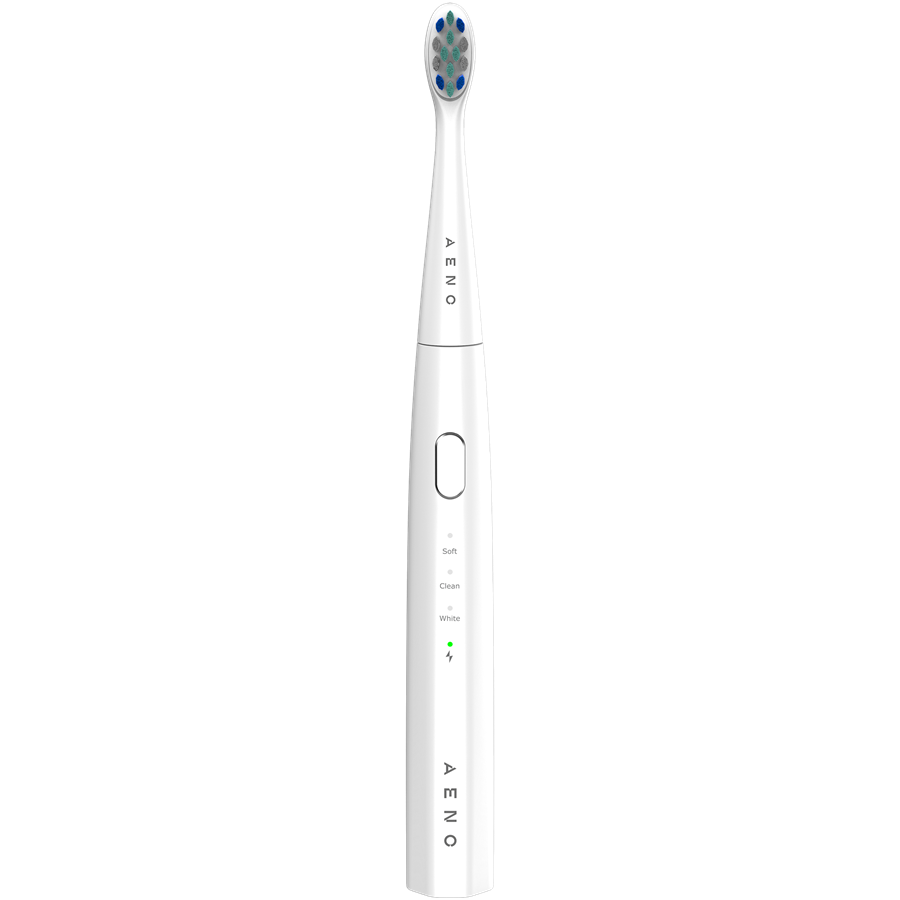 AENO Sonic Electric toothbrush, DB7: White, 3modes, 1 brush head + 2 stickers, 30000rpm, 100 days without charging, IPX7 - Image 4