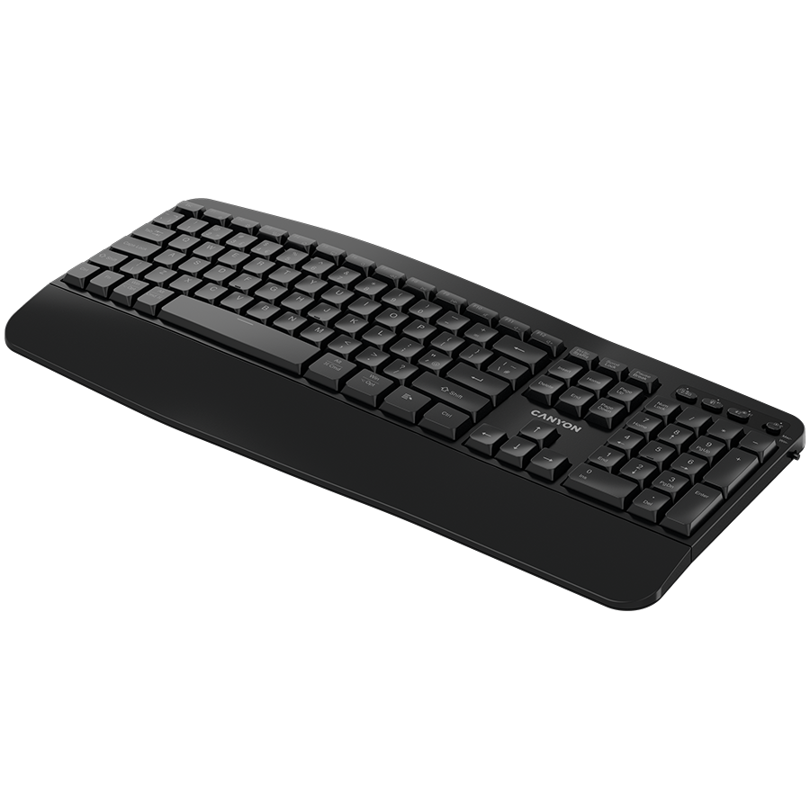 CANYON keyboard HKB-W6 Wireless Black - Image 3