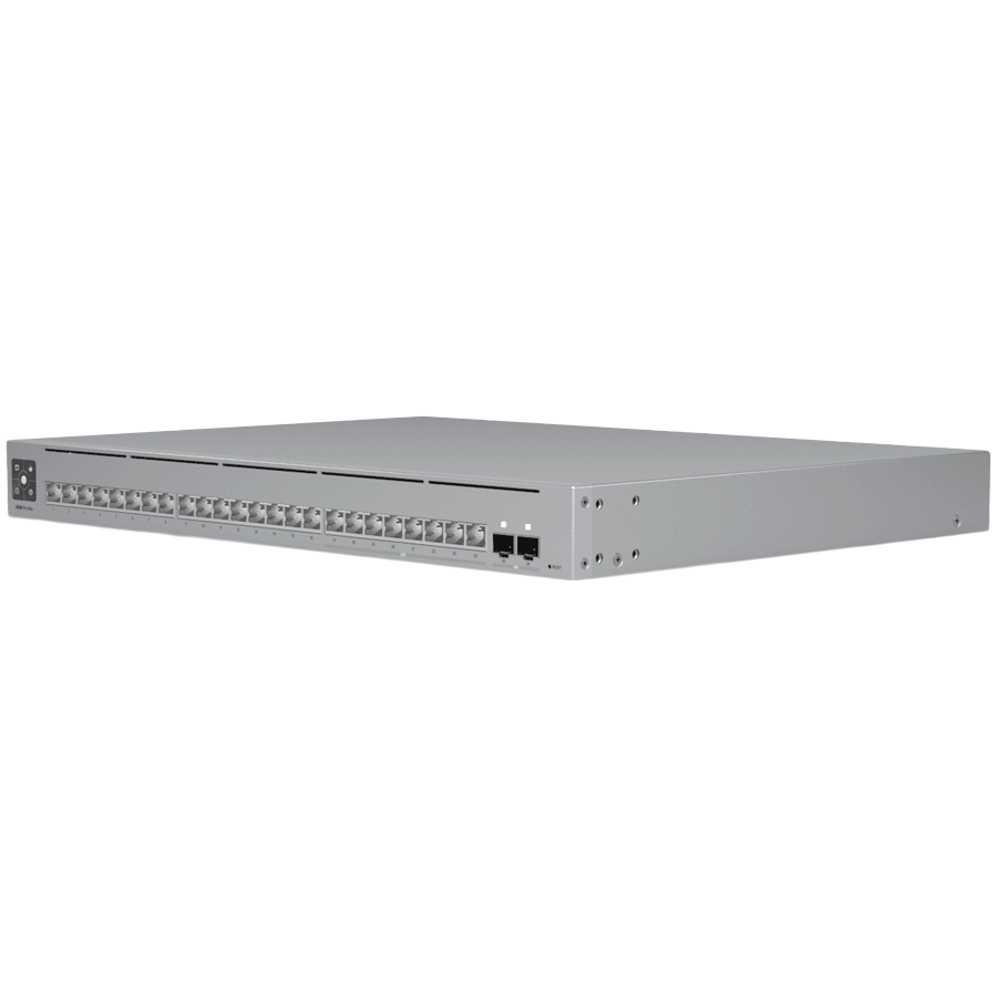 Ubiquiti 24-port, Layer 3 Etherlighting switch with 2.5 GbE, 8x 2.5 GbE RJ45 ports, 16x GbE RJ45 ports, 2x 10G SFP+ ports - Image 2