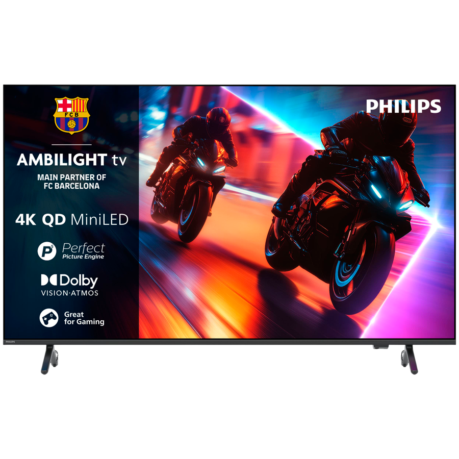 Philips 65MLED920/12 AMBILIGHT 4K Quantum Dot Mini-LED 120 Hz, P5 Perfect Picture Engine, Dolby Vision i Atmos