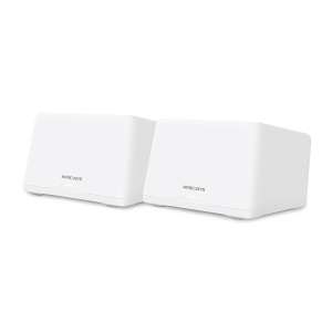 Mercusys Halo H47BE (2-Pack) BE9300 Whole Home Mesh Wi-Fi 7 System, 688 Mbps at 2.4 GHz + 2880 Mbps at 5 GHz + 5760 Mbps at 6 GHz, Internal Antennas, 3x 2.5 Gbps Port (WAN/LAN auto-sensing), MLO, 4096-QAM, OFDMA, EHT160 on 5GHz, EHT320 on 6GHz