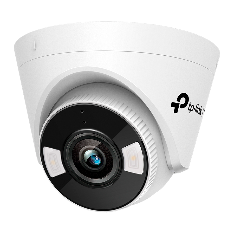 5MP Full-Color Turret Network Camera H.265+/H.265/H.264+/H.264, 1/2.7'''' Progressive Scan CMOS, Color/0.005 Lux@F1.6, 0 Lux with IR/White Light, 25fps/30fps ( 2880x1620, 2048x1280, 1920x1080,1280x720), Ture WDR, PoE/12V DC, 4 mm Fixed Lens