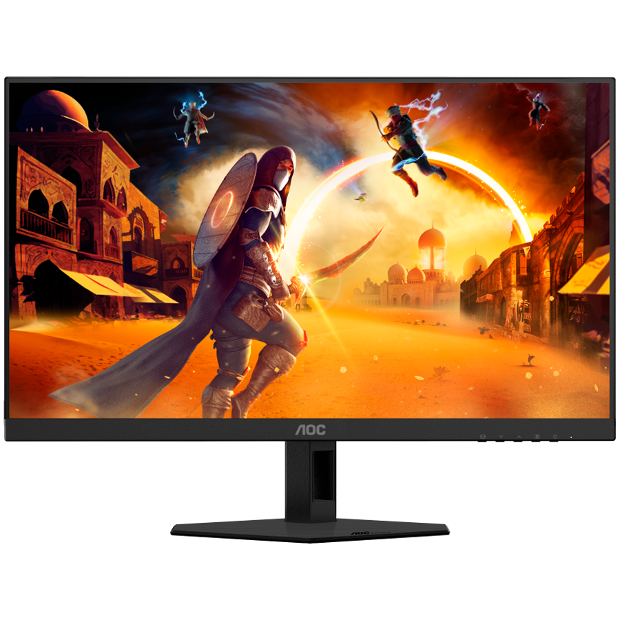 AOC Monitor Gaming 24G4HRE 24" (23.8") Fast IPS, 1920x1080, 200Hz, 0.5ms MPRT (1ms GtG), 300 cd/m2, 1000:1, Adaptive Sync, G-Sync Compatible, HDR10, 2x HDMI, 1x DP, Speakers, Tilt