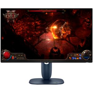 Monitor Alienware AW2725DM 27", 2560x1440, QHD, 180Hz, IPS Antiglare, 16:9, 1000:1, 400 cd/m2, NVIDIA G-SYNC + AMD FreeSync, 1ms, 178/178, 2xDP, HDMI, 2xUSB 3.2, USB-B, Tilt, Swivel, Pivot, Height Adjust, 3Y