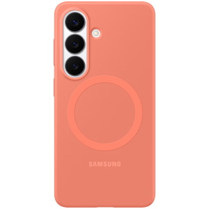 Samsung Galaxy S26 Silicone Magnet Case Coralred