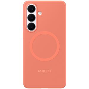 Samsung Galaxy S26+ Silicone Magnet Case Coralred