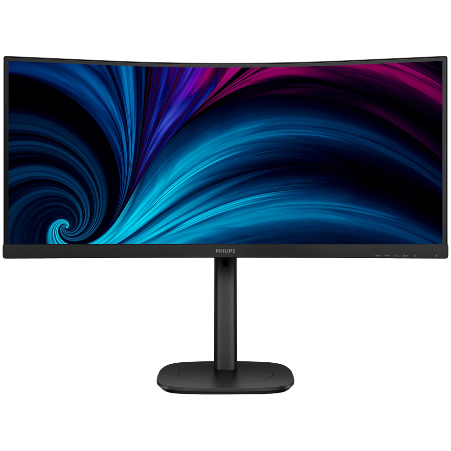 PHILIPS Monitor LED 34B2U3600C 34" 3440 x 1440 VA Curved Business monitor WQHD with USB-C 4ms Docking RJ45 USB-C 90W Speakers ERGo