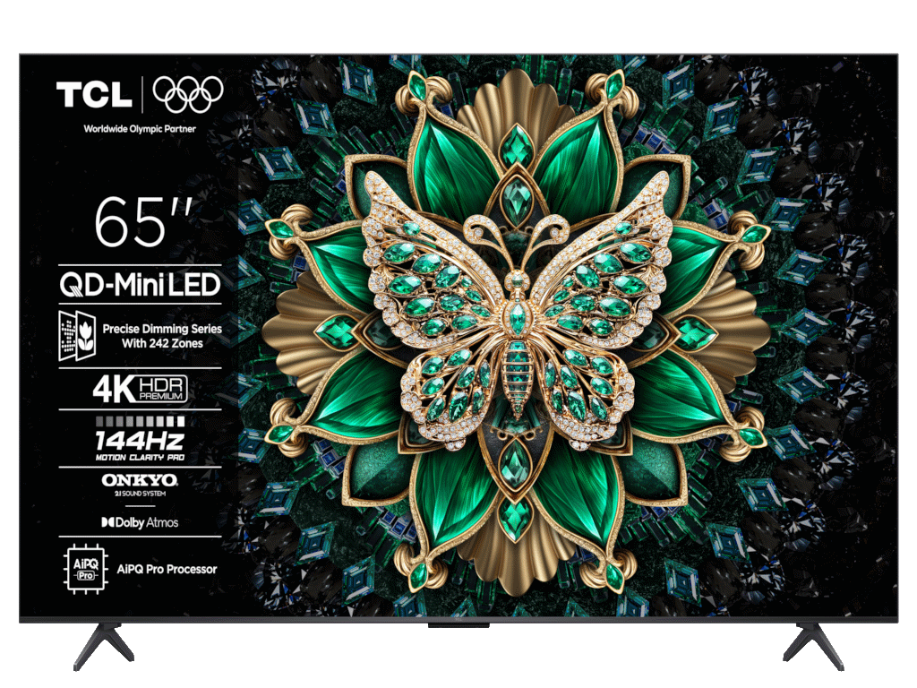 TCL TV 65C6K 4K QD-Mini LED TV144Hz Google TV; Game Master;Dolby Atmos; Onkyo 2.1; HDR Premium; - Image 2
