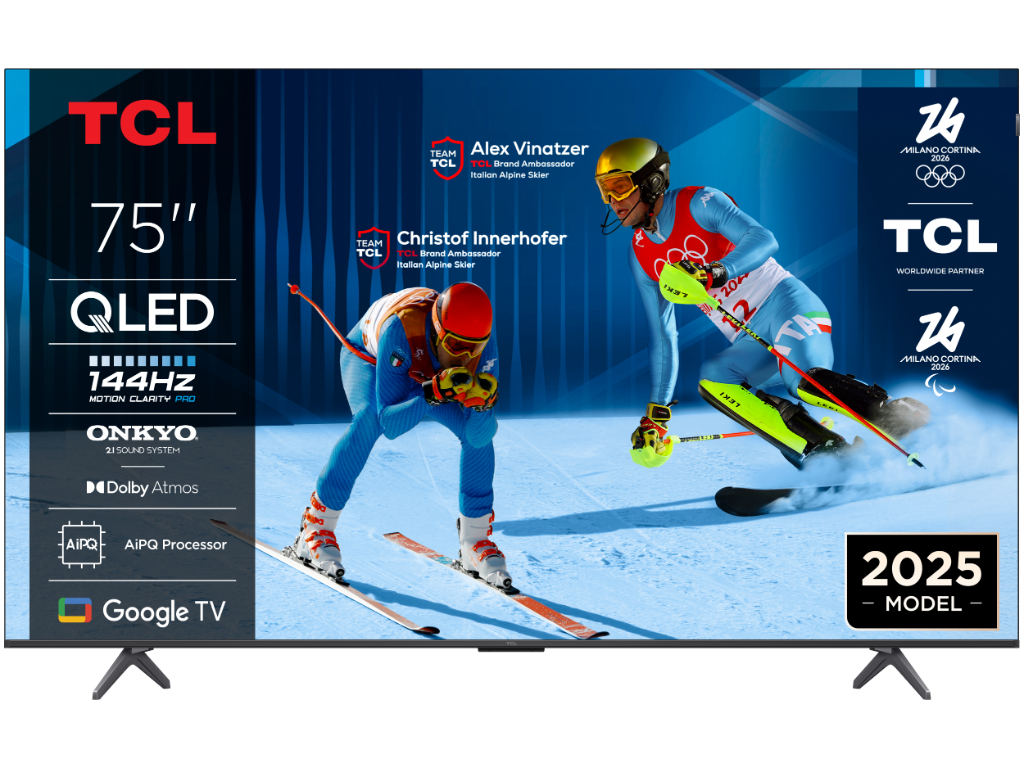 TCL 75"P8K 4K QLED TV 144HzGoogle TV; Motion Clarity Pro;Game Master; Onkyo 2.1; - Image 2