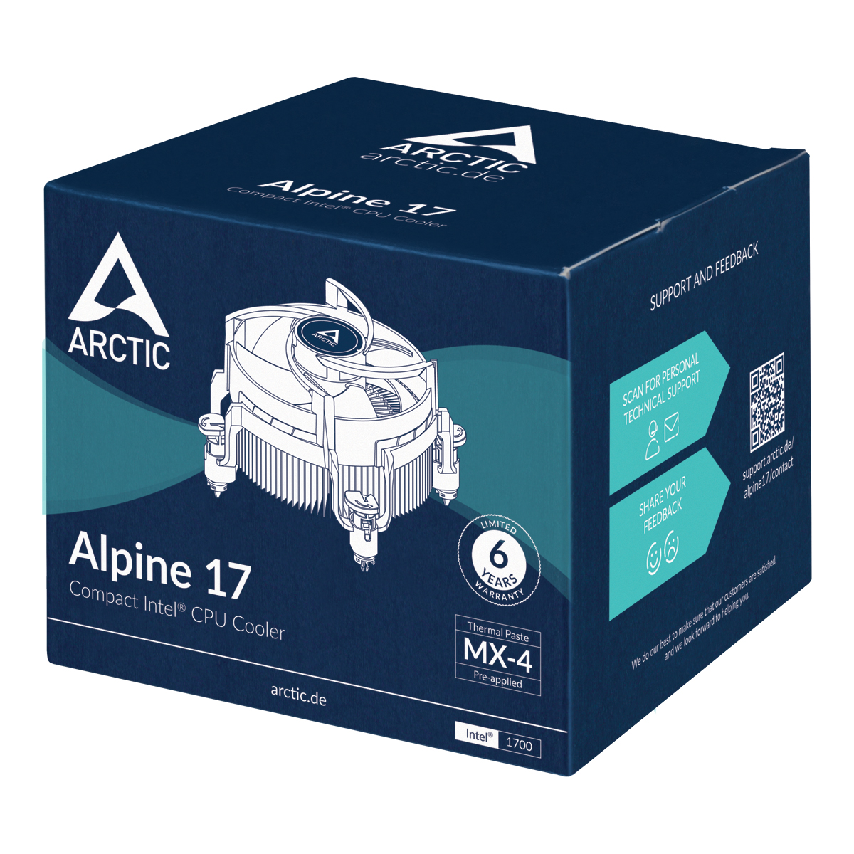 Arctic Alpine 17Compact Intel CPU Cooler - Image 3