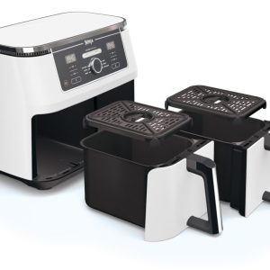 Ninja dvozonska fritezaKapac. 9.5L, 6 funk. kuhanjasnaga 2400W, PTFE neljepljivi premaz