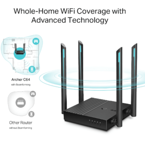 TP-Link ARCHER C64/AC1200Wireless MU-MIMO WiFi Router