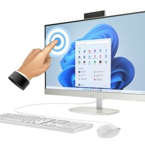 HP All-in-One 27-cr0054ny27" Touch,1335u,16GB(2x8),1TB,Win 11 Home,Wlan,Bijeli